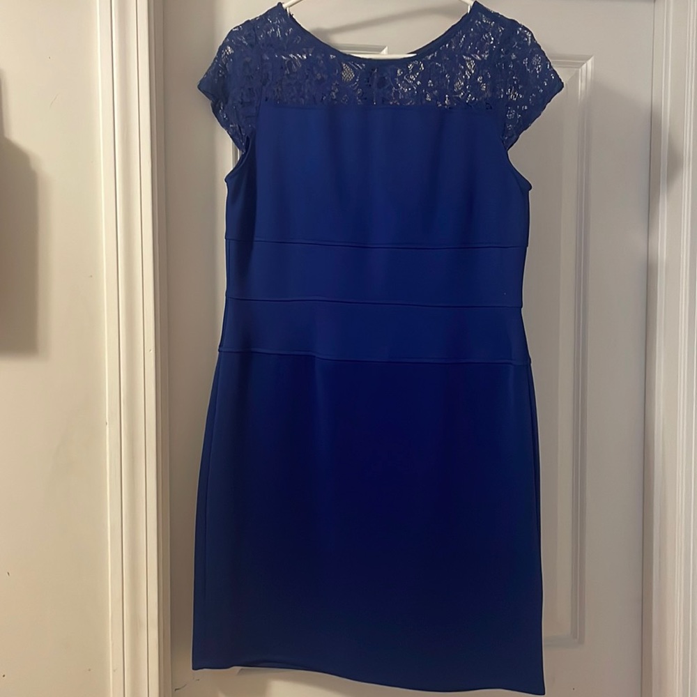 Wedding guest Blue dress